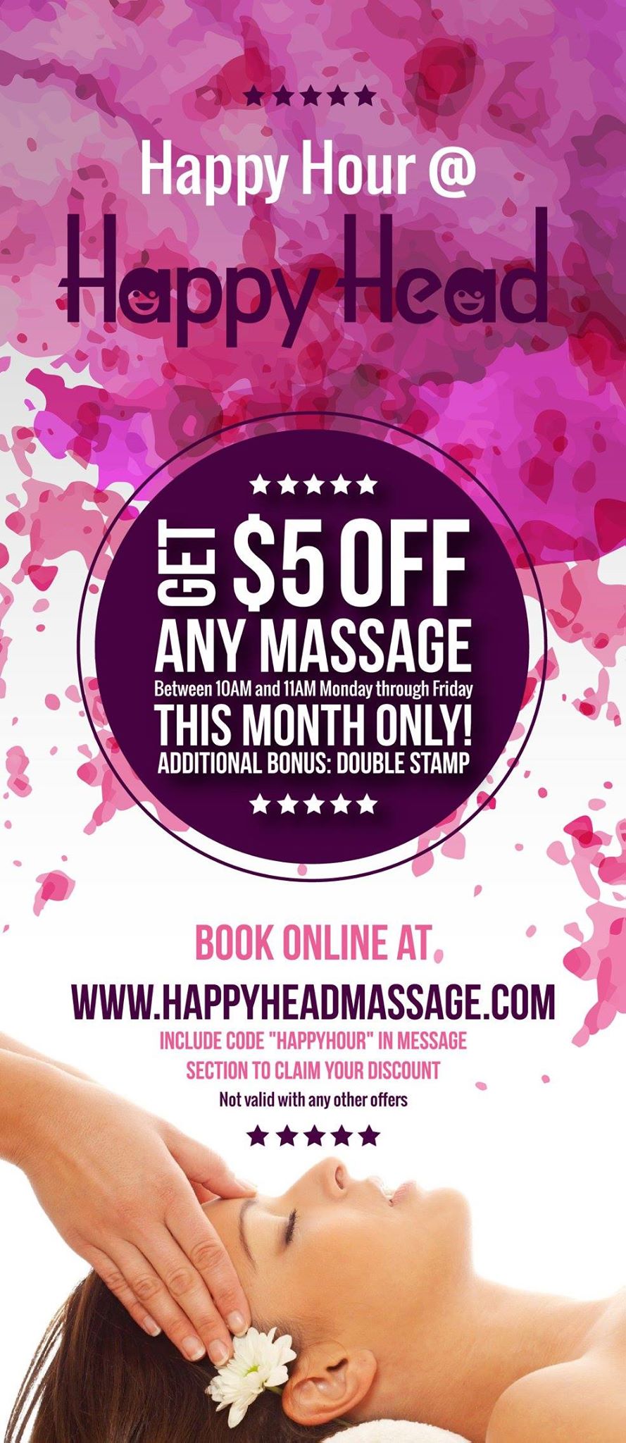 Happy Head Foot Reflexology And Massage Announces Happy Hour At Happy Head